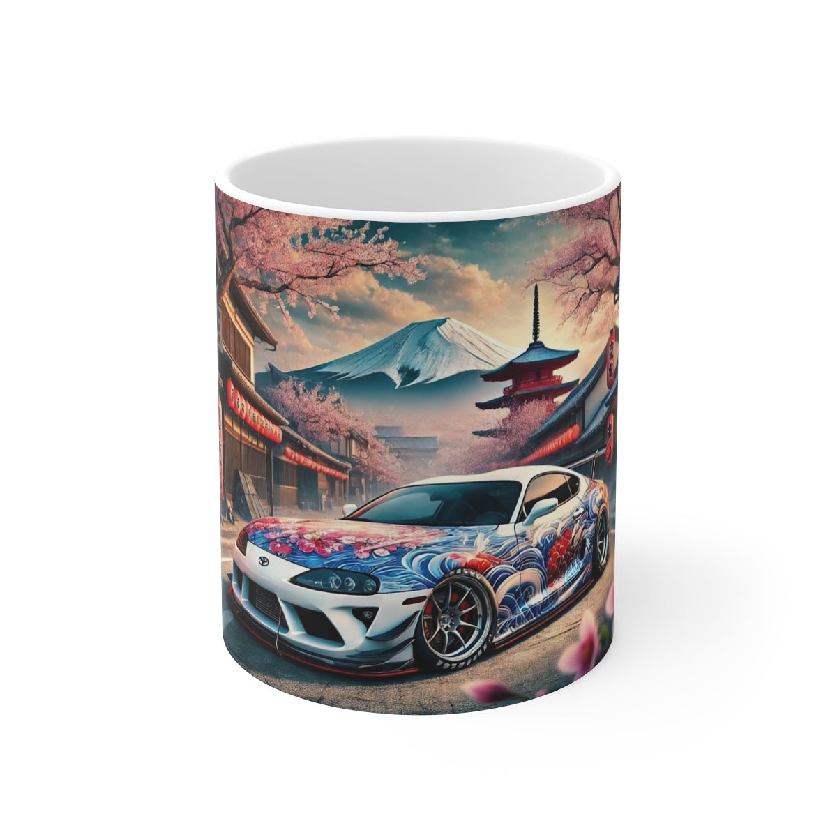 Mug Toyota Supra Japan Mount Fuji Design